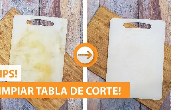 ¿Tu tabla de cortar ya no luce como nueva?